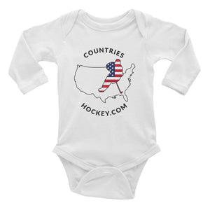 Infant Long Sleeve Bodysuit USA Version