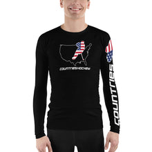 CountriesHockey Men's Compression Long Sleeve Shirt | American Made | America Series