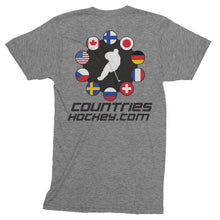 CountriesHockey "Made in the USA" Tri-blend Short sleeve soft t-shirt
