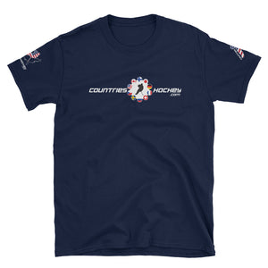 CountriesHockey + USA All-over Short-Sleeve Unisex T-Shirt