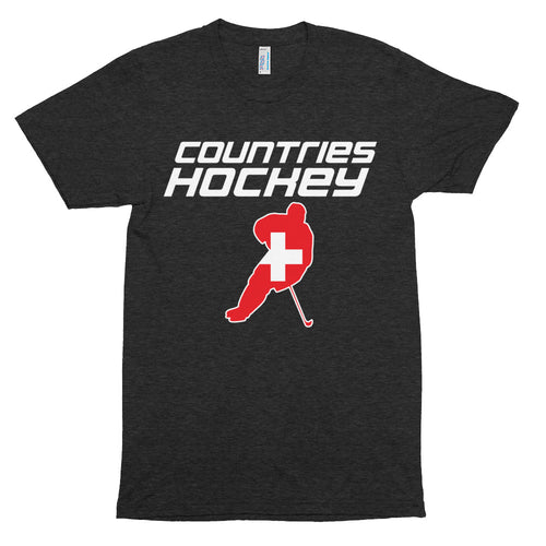 Compression Hockey T-shirt (unisex) | by Countries Hockey | Switzerland Hockey