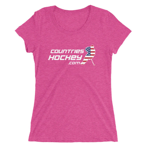 USA Skater Ladies' short sleeve t-shirt + Rear Label Logo