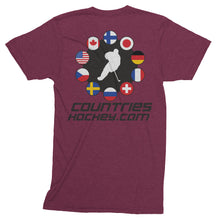 CountriesHockey "Made in the USA" Tri-blend Short sleeve soft t-shirt