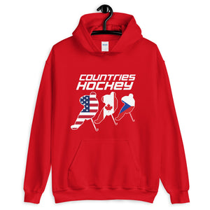 Hoodie (unisex) | by Countries Hockey | USA-Canada-Czech Combo Collection