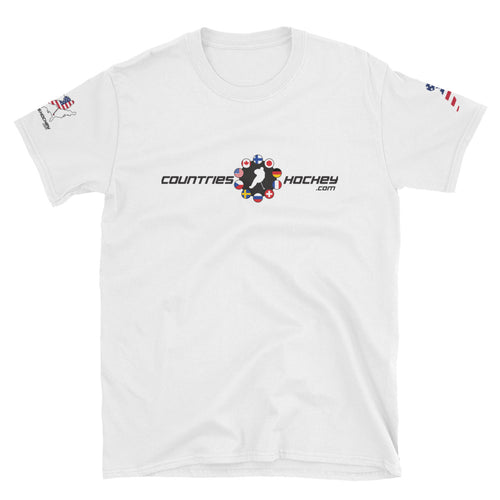 CountriesHockey + USA All-over Short-Sleeve Unisex T-Shirt