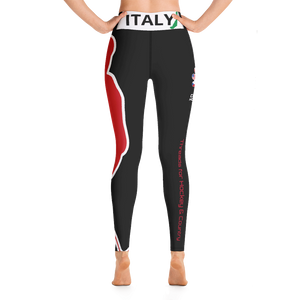 Italy Hockey Women's All-Over Print Yoga Leggings