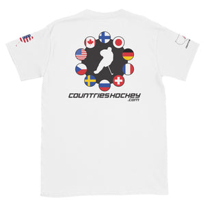 CountriesHockey + USA All-over Short-Sleeve Unisex T-Shirt