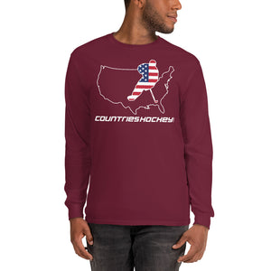 Countries Hockey | USA | Long Sleeve T-Shirt