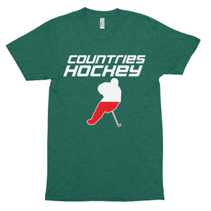 Compression Hockey T-shirt (unisex) | by Countries Hockey | Poland Hockey