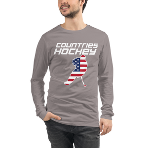 Countries Hockey | USA | Unisex Long Sleeve Tee